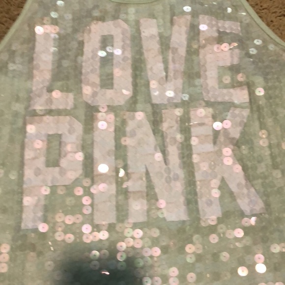 Victoria Secret Pink sequined tank! - Picture 2 of 2